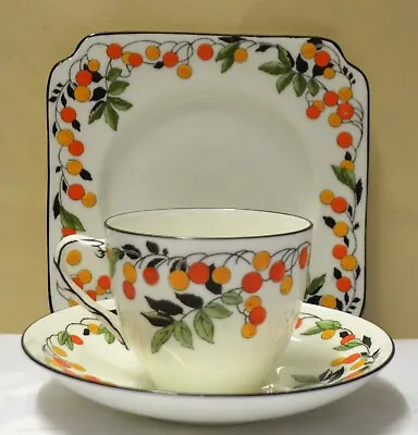 Buy Royal Doulton Rd No 722923 H2885 Art Nouveau 1 X Trio Tea Cup Saucer Tea Plate • 15£