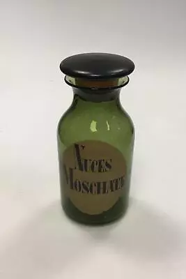 Buy Holmegaard Pharmacy Jar With Text Nuces Moschatae From 1985 • 94.18£