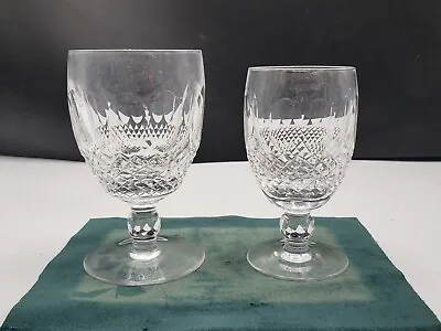 Buy Vintage  Colleen  Waterford Stemware Set Of Two ; Water Glass & Port Wine Glass • 42.47£