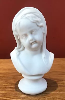 Buy Victorian Parian (Parianware) Bust Of Grief / The Crying Child, 12.5cm Overall • 29.95£