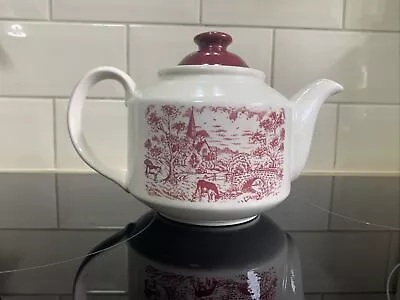 Buy Biltons Vintage Pink Country Scene Teapot  • 5£