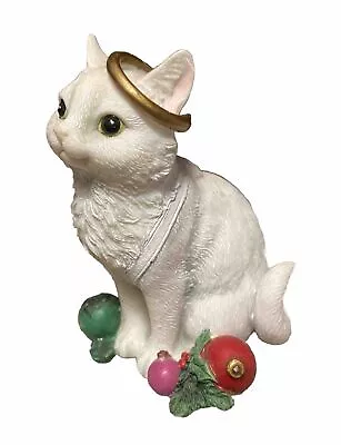 Buy Lenox “Tarnished Halo” Resin Christmas Kitty Cat Figurine W/Broken Ornaments  • 23.02£