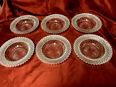 Buy Hocking Glass Miss America Cereal Bowls Set Of 6 • 26.56£