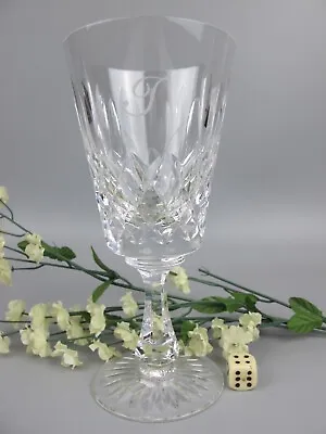 Buy Stuart Crystal Glass Goblet: Wine/Water. Initial  I . Large. Vintage Cut. 7.25  • 12.99£