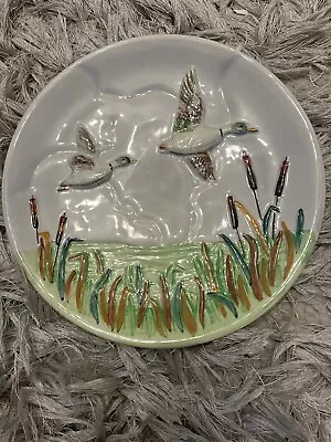 Buy Vintage Shorter And Son Staffordshire Flying Ducks Hand Painted Ceramic Plate • 8£