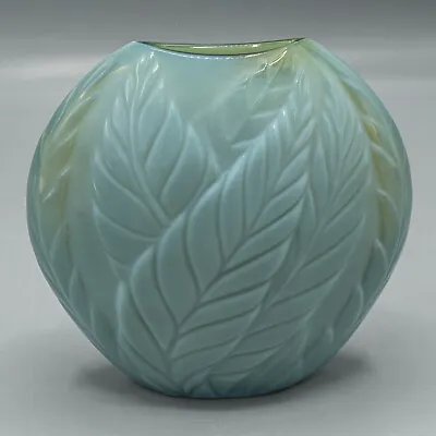Buy Lalique France Filicaria Crystal Vase Opalescent Green 4 1/2 - FREE USA SHIPPING • 384.29£