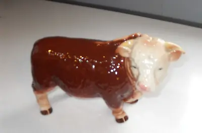 Buy VINTAGE 1970s LARGE SIZE MELBA WARE ENGLAND BUTCHER'S SHOP DISPLAY HEREFORD BULL • 79.99£