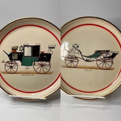 Buy Vintage Hyalyn Porcelain Company Brice Thomas Carriage Plates • 43.22£