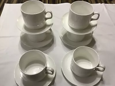 Buy Excellent Condition White Bone China Olympia Tea Cups And Saucers - 3 Sets Of 6  • 39£