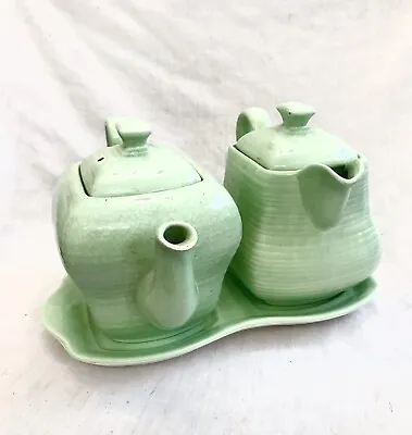 Buy George Clews Co Ld Staffordshire England Teapot & Hot Water Jug & Tray • 20£