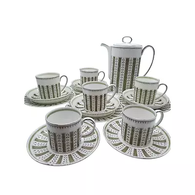 Buy Susie Cooper Wedgwood Persia Pattern 17 Piece Coffee Set 1960s VG Condition • 45£