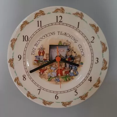 Buy Royal Doulton ~ Bunnykins Teaching Clock Plate - Excellent Condition  • 19.99£