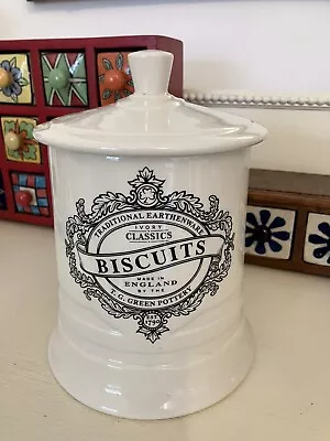 Buy T.G. Green Pottery Biscuit Storage Jar, Vintage Style • 35£