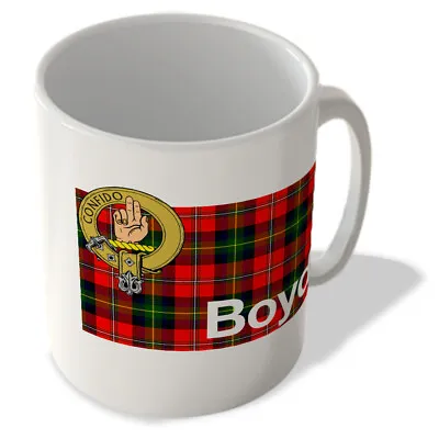 Buy Boyd - Scottish Clan Tartan - Scottish Mug • 10.99£