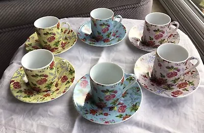 Buy Bnib Genevieve Lethu  Laure  Set Of 6 Coffee Cups & Saucers • 20£