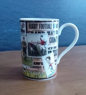Buy Dunoon Vintage Style Rugby News Stoneware Coffee Mug  Sporting Lives  Scotland  • 6£