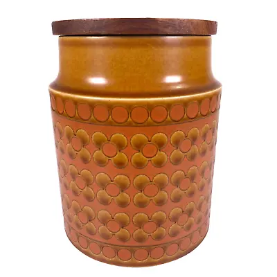 Buy Hornsea Saffron Storage Jar 15cm 6” 15cm Vintage Ceramic Storage Canister 1970's • 14.99£