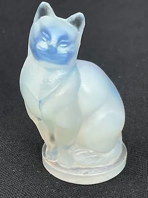 Buy Vintage Sabino Opalescent Art Glass 2  Cat Figurine France Signed • 33.19£