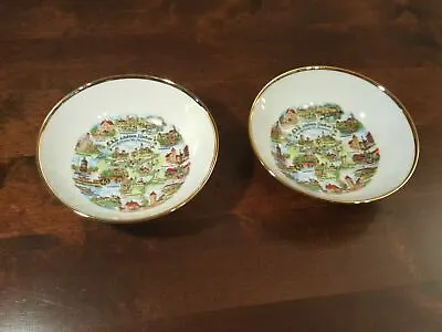 Buy Kaiser W. German Pottery X 2 - Souvenir Plates - Neckar, Heidelberg, Mannheim • 12.38£