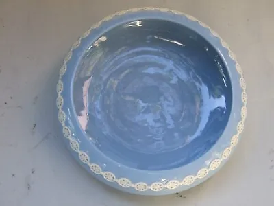 Buy Vintage Blue & White Jasper Ware  8'' Bowl Made In England Ceramics Collectables • 58.87£