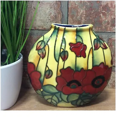 Buy Old Tupton Ware Poppy Small 6  Flat Vase Boxed TUP1659 • 34.99£