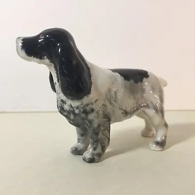 Buy Beswick English Cocker Spaniel Dog England Ceramic Figurine Black White Label • 37.87£