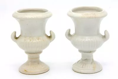 Buy Pair Of Dartmouth Pottery Small Handled Greek Urn Vase Height 8cm One Restored • 3.99£