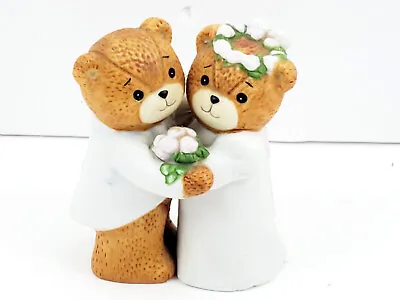 Buy Vintage Enesco Lucy Rigg Bridal Shower Bear Couple Cake Topper • 24.72£