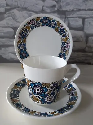 Buy ROYAL TUSCAN - Nocturne  Fine Bone China Tea Trio Cup 200ml Saucer & Side Plate • 15.99£