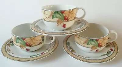 Buy Royal Doulton Edenfield Cups And Saucers X 3 • 10£