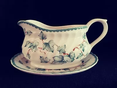 Buy Vintage Bhs Country Vine Gravy Boat And Saucer • 16£