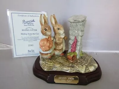 Buy Beswick HIDING FROM THE CAT Tableau Ltd Ed  Issued 1998 Perfect + Certificate • 35£