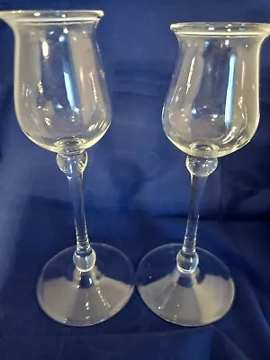 Buy A  Pair Of Royal Doulton Glass Candle Holders • 17.99£