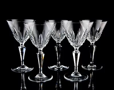 Buy Baccarat Austerlitz Water Goblet Glasses Set Of 5 Elegant Vintage Crystal Signed • 319.69£