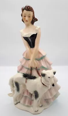 Buy Vintage Goebel 'fashion On Parade' Figure - Lady With Borzoi Dog Tmk-6 Excellent • 25£