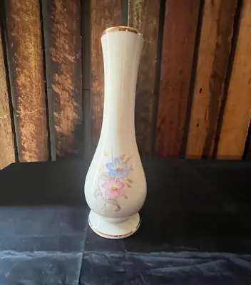 Buy Vintage Ceramic-Gloucester-Prinknash Pottery Vase-flower Pattern • 28.19£