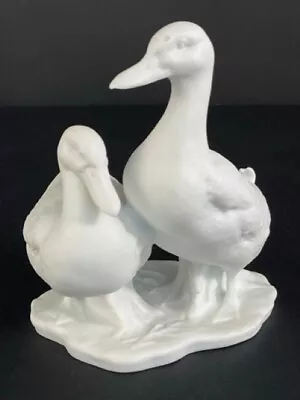Buy Mint Kaiser Germany Pair Of Porcelain Ducks White Figurines • 139.06£