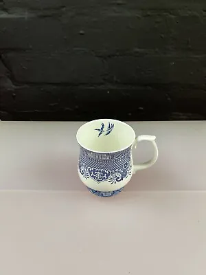 Buy Churchill Blue Willow China Pattern Tea / Coffee Mug 3.5  High  • 16.99£