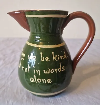 Buy Aller Vale Torquay Ware Pottery Small Coffee Pot Green Kind Not By Words Alone • 13.95£