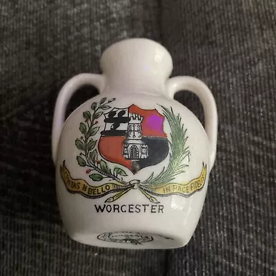Buy Crested Ware Urn Souvenir Of Worcester • 1.49£
