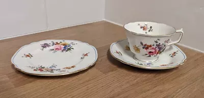 Buy Vintage Royal Crown Derby Tea Cup, Saucer And Plate Set • 12£