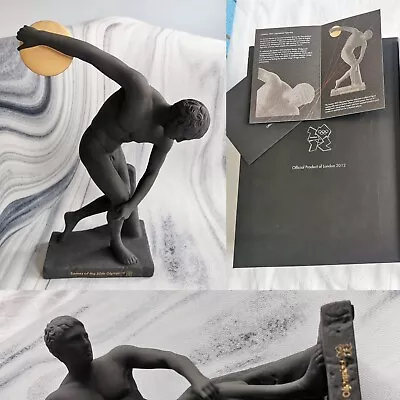 Buy A Wedgwood Olympics Figurine Black Jasper Olympian Limited Edition Boxed & New • 55£