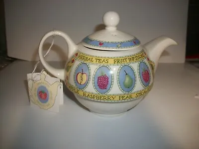Buy Cute Little Arthur Wood Herbal Teas Teapot, New With Gift Tag • 4.99£