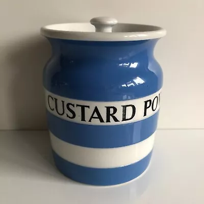 Buy T.G.Green Cornishware Jar CUSTARD POWDER Small 11cm / 24s • 0.99£