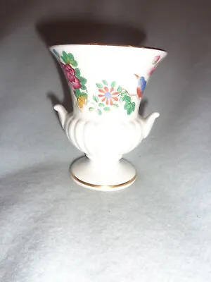 Buy Wedgewood Bone China Floral & Blue Bird Design Small Urn Shaped Vase, Ex Con • 4.99£