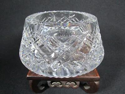 Buy Beautiful  Vintage Quality Crystal Cut Glass Large Candle Holder Tapered Bowl • 12.97£