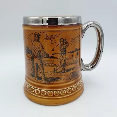 Buy Golf Themed Tankard Mug Lord Nelson Pottery Vintage Novelty Beer 19th Hole • 14.99£