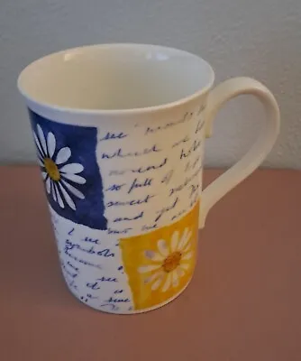 Buy Duchess Fine Bone China Mug Cup Tea Coffee Flowers Writing • 12.99£