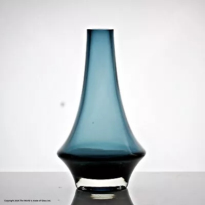 Buy Erkkitapio Siiroinen For Riihimaki, Sommerso Glass Rocket Vase, Blue • 40£
