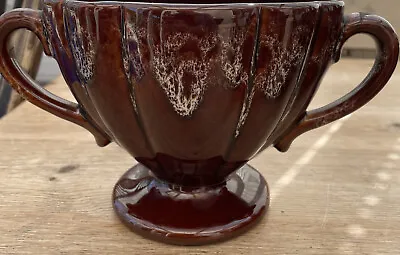 Buy Vintage Kernewek Cornwall Pottery Lustre Ware 2 Handled Trophy Vase • 3£